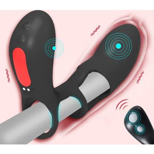 Male Cock Enlargement Penis Vibration Ring Delayed Ejaculation G-point Stimulator Clitoral Massager Sex Toys For Couple Sex Shop