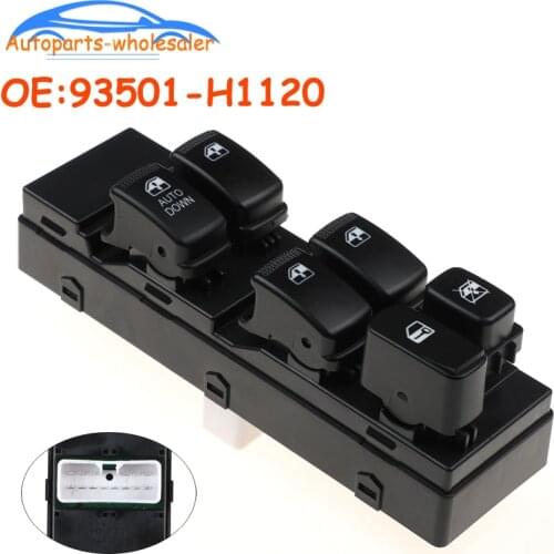 New 93501-H1120 93501H1120 93501-H1120UP For Hyundai Terracan 2001-2006 Front Left Power Window Control Switch Car Accessories