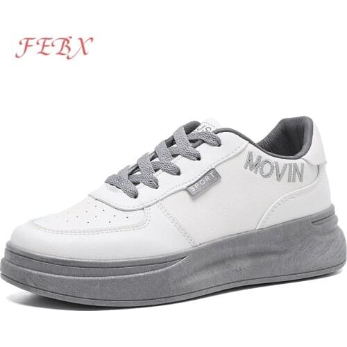 Autumn Women Sneaker White Shoes Female Platform Lace Up Flats Lady Casual Comfortable Outdoor Plus Size Womens Vulcanized Shoe