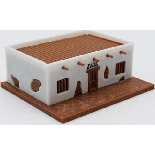 Outland Models Old West Jail 1:220 Z Scale Scenery Building