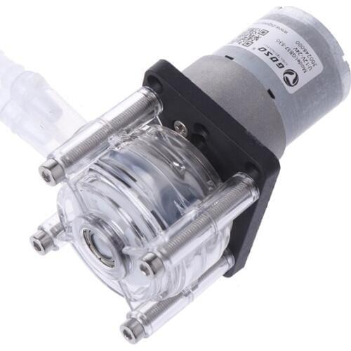 DC 12/24V Peristaltic Pump Large Flow Dosing Pump Vacuum Aquarium Lab Analytical