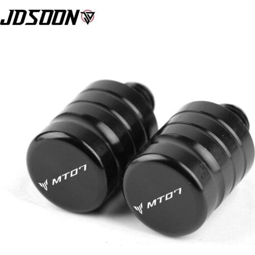 Fit For YAMAHA MT-07 FZ 07 MT 09 FZ 09 M10 1.25 1 Left and 1 Right-Hand Threaded 1 Pair of Motorcycle Mirror Hole Plugs Screws