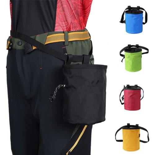 Waist Bag Outdoor Multifunctional Magnesium Powder Storage Pouch for Rock Climbing Waist Hanging Powder Pouch Storage Bag