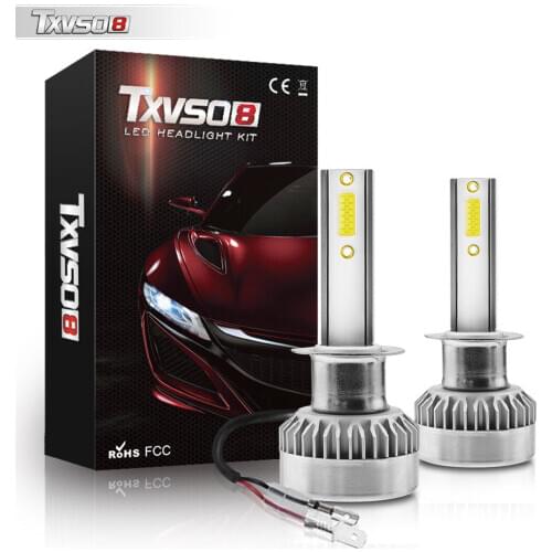 Super Bright Car Headlights Txvso8 G1 H1 Led Turbo Auto Bulb 110W 20000Lm Headlamp Automobiles Headlamp