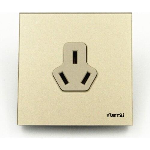 Smart touch glass panel wall switch outlet