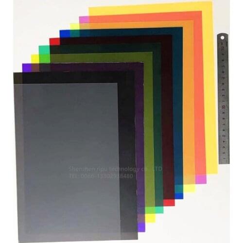 Video camera flash light color film soft light filter color temperature film color stage lighting filter