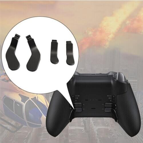 Replacement 4-in-1 Metal Paddles Hair Triggers Extension Keys for Xbox One Elite/ Elite 2 Controller Accessories