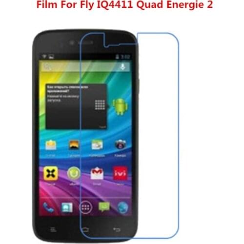 1/2/5/10 Pcs Ultra Thin Clear HD LCD Screen Protector Film With Cleaning Cloth Film For Fly IQ4411 Quad Energie 2