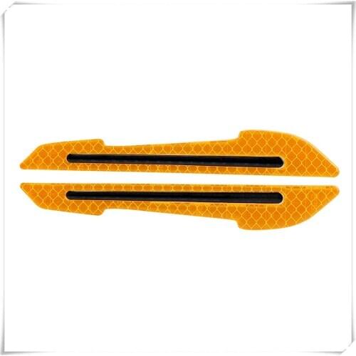 2pcs Car Exterior Styling Reflective Sticker Tape for Fiat 500C Freemont Doblo 695 FCC4 500e Viaggio Strada