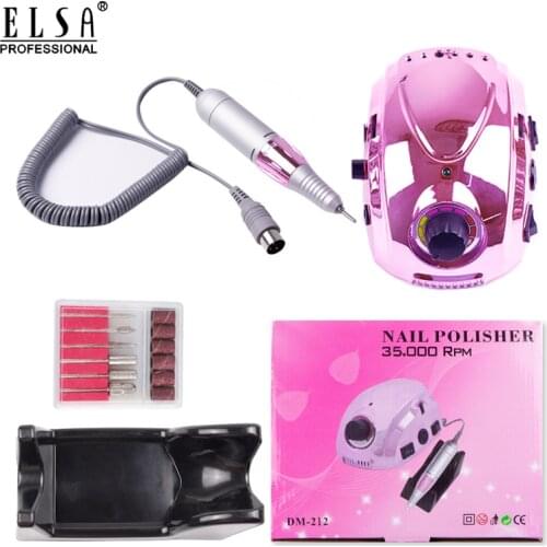 35000/20000 65W RPM Electric Nail Drill Machine Mill Cutter Sets For Manicure Nail Tips Manicure Electric Nail Pedicure File