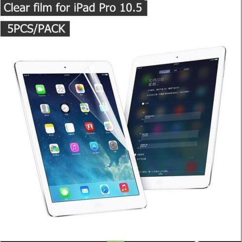 5PCS/Pack high quality HD clear screen protector for apple ipad pro 10.5 film front protective screen protector track online
