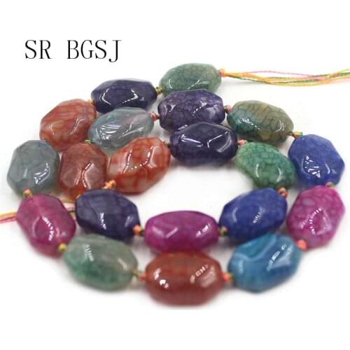 Free Shipping 13x18mm Multicolor Flat Oval Shape Crackl EAgat Onyx Craft Beads Strand 15"