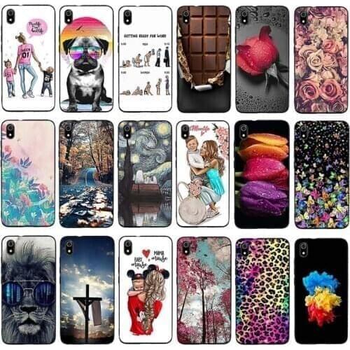 For Xiaomi Redmi 7A 7 A Case Soft TPU Silicone Case For Redmi 7A Redmi7a Cover Cute Patterned Coque For Redmi 7A Cover Capa