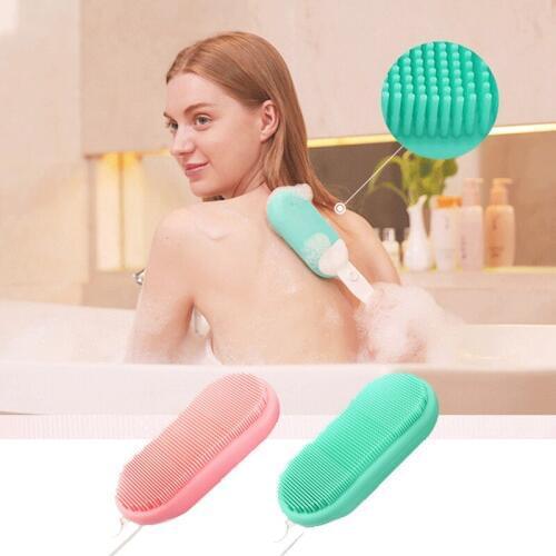 5-speed Electric Bath Brushes Soft Silicone Brush Sonic Massage Detachable Sonic Shower Brush Rechargeable Body Cleaning Tool