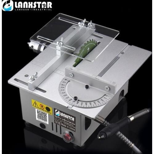 Function Desktop Mini Circular Saw Manual Woodworking Saw DIY Hobby Model Craft Small Cutting Tool 80 mm HSS Circular Table Saw