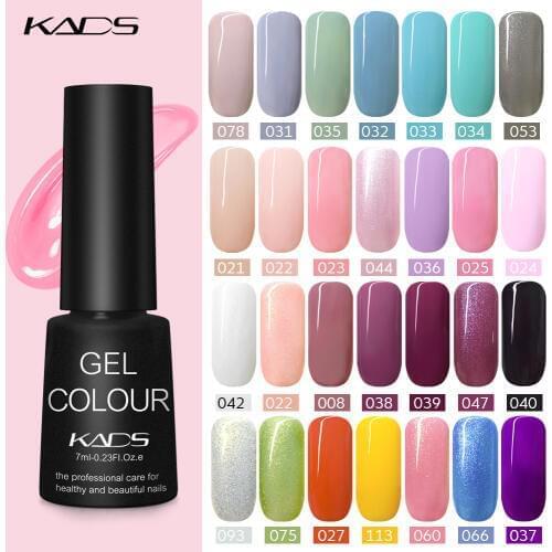 KADS UV Gel Nail Polish Soak off Gel Lacquer 7ml Nail Gel polish Nails Glue Lacquer Vernis Nail Art top base coat Manicure Gel