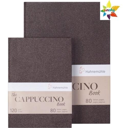 The Cappuccino Book By Hahnemüle Coloured Sketch Boo,warm tan toned paper,Book holds 40 sheets (80 pages) of 55 lb (120 gsm)