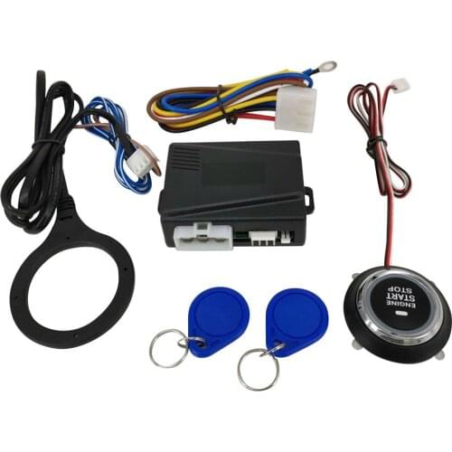 Car Engine Start/Stop Button Durable Portable Engine Push Button Induction of A Key to Start The Car Anti-theft Alarm System