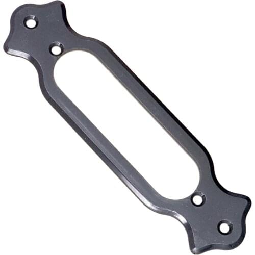 Set of 2 Acoustic Guitar Plastic Pickup Soundhole Plates 122.5 X 29.5mm