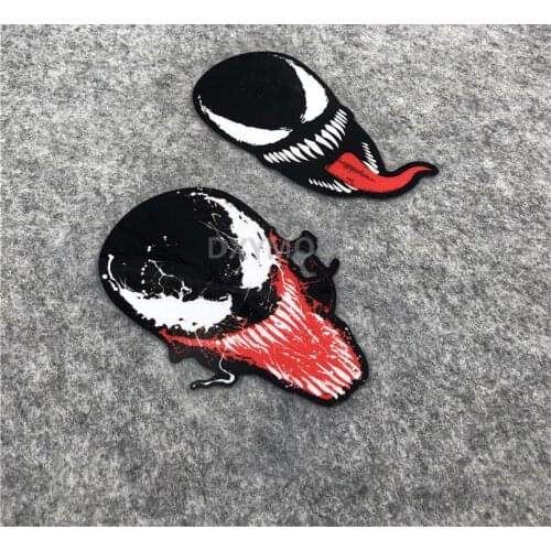 Personality Motorcycle Bike Helmet Laptop Decorate Car Sticker Classic Venom Cool Hero Car Styling Decal Apply To Car Window
