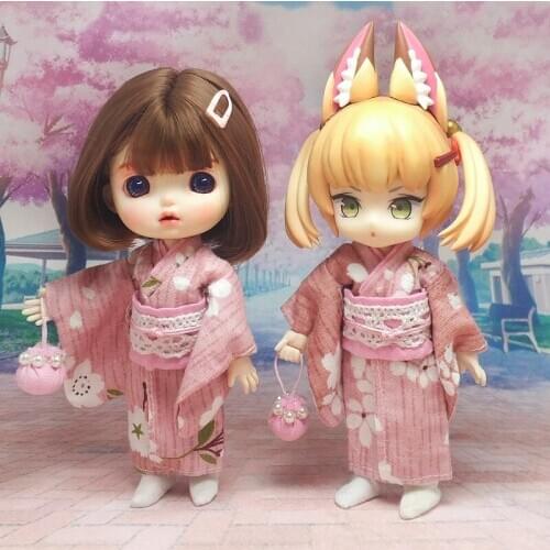 New BJD doll clothes ob11 clothes Boy girl japanese kimono yukata for ob11,obitsu 11,molly,1/12 BJD Doll Accessories Clothing