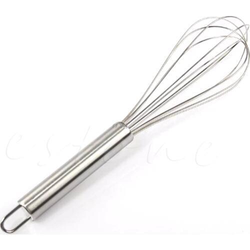New Stainless Steel Hand Whip Whisk Mixer Parts Egg Beater Kitchen Cooking Tools