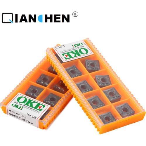 Original quality OKE 10pcs/lot high precision high strength CNC SNMMG120412-OMM OP1315 industry carbide inserts