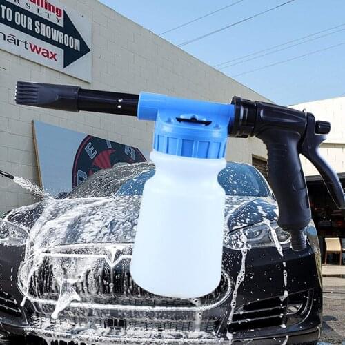 Car Wash Foam Gun Spraying Removable Durable Adjustable Portable Car Wash Sprayer Water Soap Shampoo Foam Gun 1L