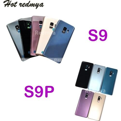 S9 Back Battery Cover Housing For SAMSUNG Galaxy S9 G960 S9 Plus G965 Back Rear Glass Case+Camera Glass Lens With Sticker+Tools