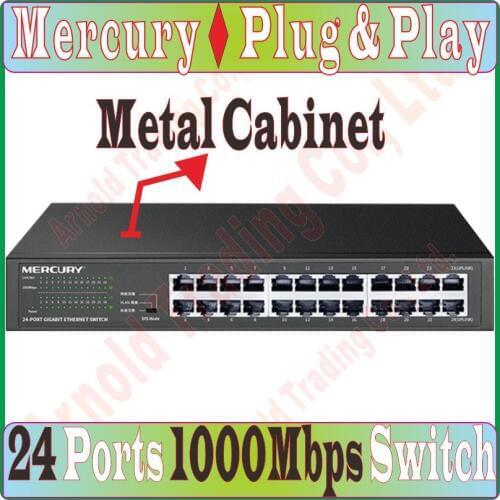 Replace Tenda TEG1024G 24 Port 1000M Gigabit Enternet Network Switch, Auto MDI/MDI-X, Half/Full Duplex, 6KV Lightning Protection