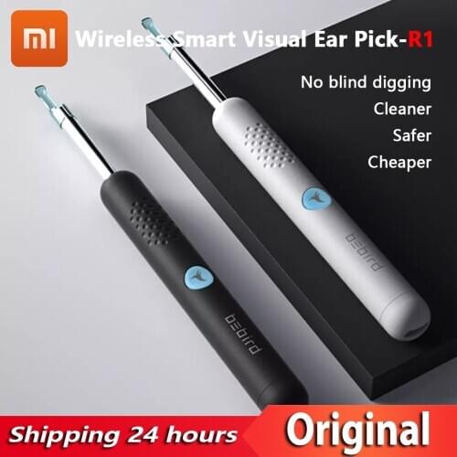 YOUPIN Bebird R1 Wireless Smart Visual Ear Picking Stick Portable Can Videos Ear Spoon 300W HD Ear Canal Endoscope Visualization