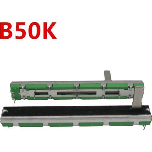 10PCS/LOTOriginal Behringer Soundcraft 7.5 cm 75MM B50KX2 double straight slide potentiometer B50K