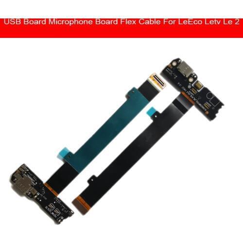 100% Original USB Charger Board For Letv LeEco Le 2 Le2 X620 Charging Port Dock USB Board Flex Ribbon Cable Replacement Parts