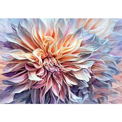 5D DIY Diamond Painting Flower Landscape Kit Full Drill Square Diamond Embroidery Mosaic Art Pictures of Rhinestones Decor CV560