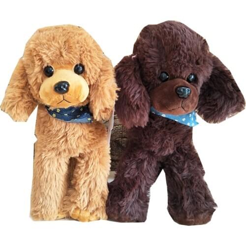 BOLAFYNIA Children plush toy poodle Dog doll baby kids Christmas birthday stuffed toy gift cute dog plush