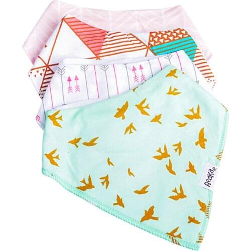 Redkite Baby Bibs Infant Eating Bandana Comfortable 100% Cotton newborn