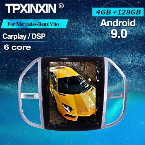 For Mercedes Benz Vito Viano Valente Metris W447 Android Radio Multimedia Car Audio Stereo Player Cassette Recorder GPS Navi IPS