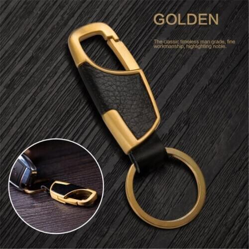 Customized Leather Engraved Keychain For Car Logo Plate Number Personalized Gift Anti-lost Keyring Key Chain Ring Metal