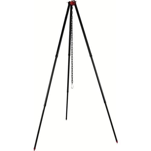 Camping Tripod For Fire Hanging Pot Outdoor Campfire Cookware Picnic Cooking Burning Pot Rack Outdoor Cooking Camping Equipment