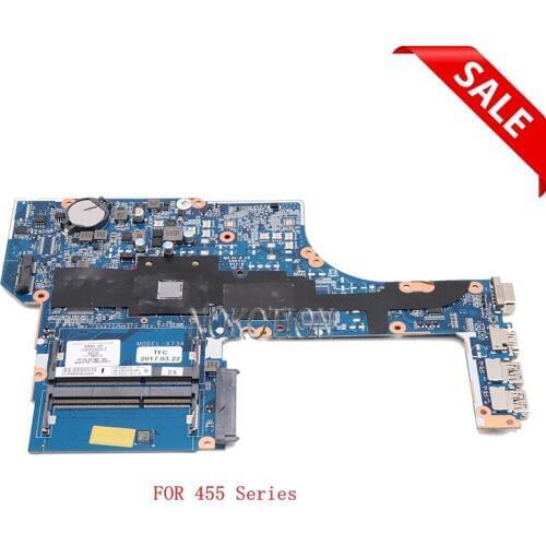 NOKOTION laptop Mainboard for HP ProBook 455 Series Motherboard 828432-601 DAX73AMB6E1 A8-7410 full test