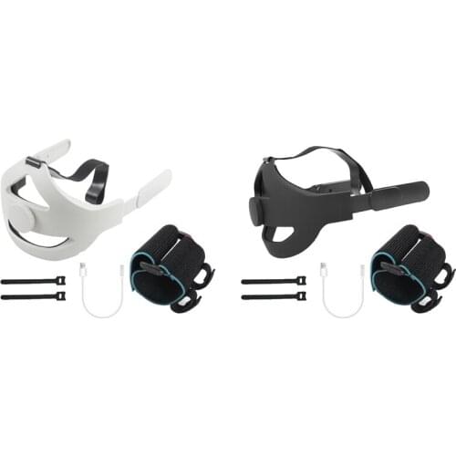 JABS For Oculus Quest 2 Halo Strap Headband And Power Bank Fixing Bracket Battery Strap For Oculus Quest 2 Accessories