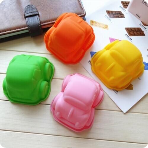 2020 NEW DIY Silicone Car Mold Cake Chocolate Candy Baking Cookie Muffin Fondant Mold Chocolate Candy Pudding Ice Pastry Mould