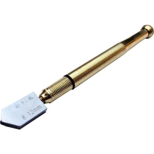 New Portable Diamond Self-Lubricating Handle Tipped Glass Cutter Cutting Tool