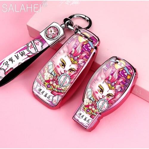 New Style TPU Car Key Fob Case Cover Protector For Mercedes Benz E C G M R S Class W204 W212 W176 GLC CLA GLA AMG Accessories