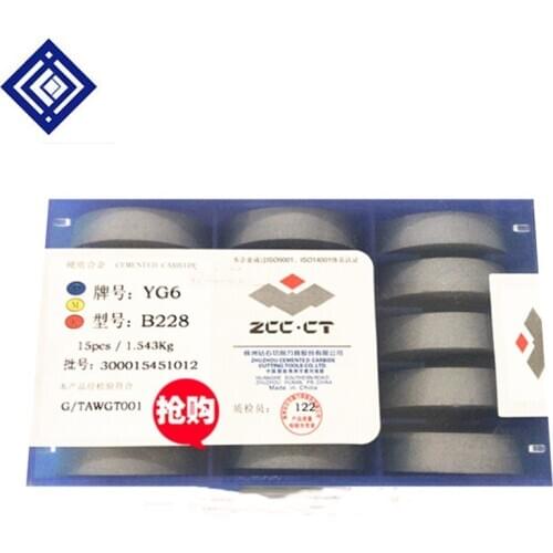 15pcs/lot YG8 B210 B212 B214 B216 B220 B225 B228 B208 Semicircle Welding Inserts CNC Carbide Turning Inserts