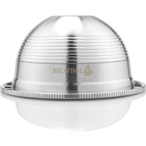 Practical coffee tools Stainless Steel Metal Coffee Capsule Compatible For Vertuo Coffee Espresso Size Reusable Pods Holder