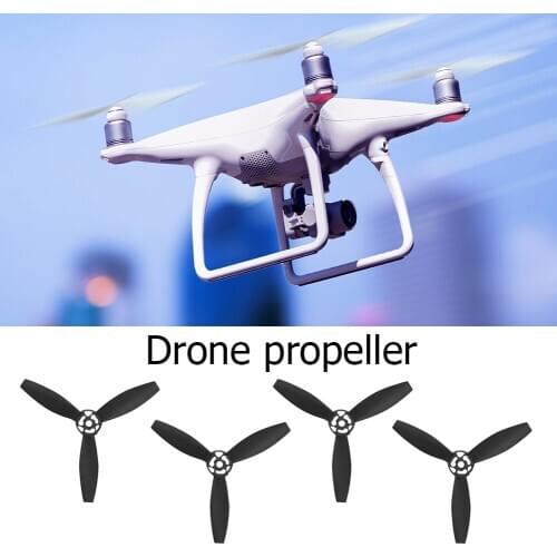 4pcs Low Noise Propellers Quick Release Prop Blade for Parrot Bebop 2 Drone