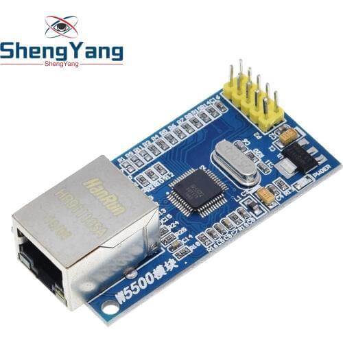 ShengYang W5500 Ethernet network module hardware TCP / IP 51 / STM32 microcontroller program over W5100