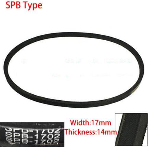 SPB 1753 1778 1800 1850 17mm Width 14mm Thickness Rubber Groove Cogged Drive Transmission Band Wedge Wrapped Vee V Timing Belt