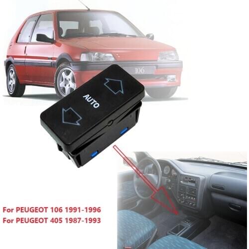 High quility! 6552.V0 For ELECTRIC POWER WINDOW CONTROL SWITCH BUTTON For PEUGEOT 106 91-03 405 87-96